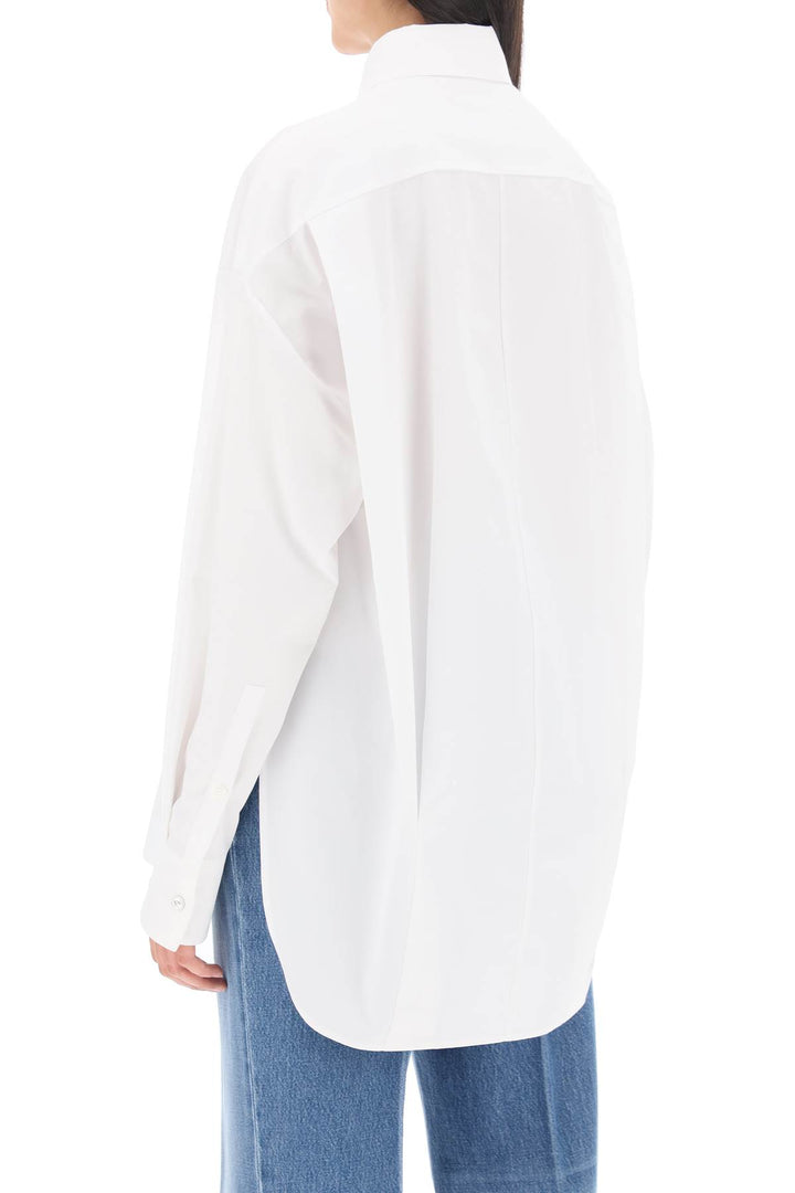 Versace oversized poplin shirt-2
