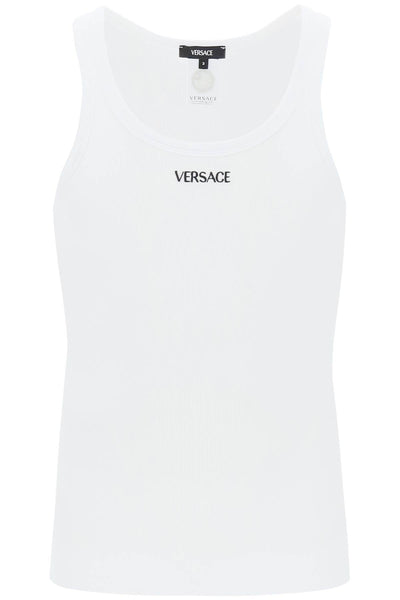 Versace "intimate tank top with embroidered-0