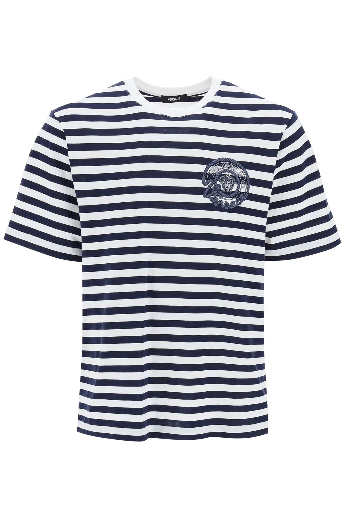 Versace nautical stripe t-shirt-0