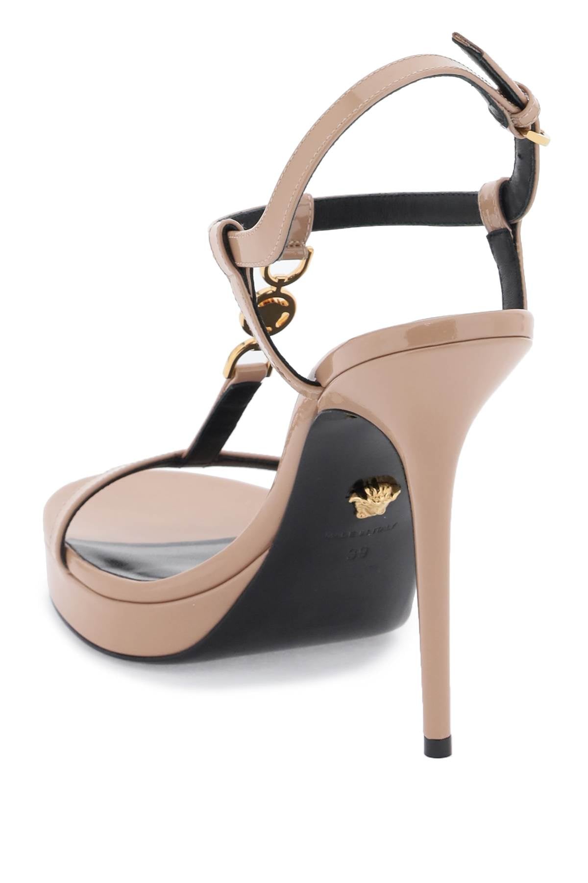 Versace medusa '95 patent leather sandals-2