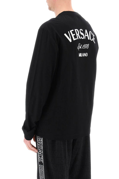 Versace milano stamp long-sleeved t-shirt-2