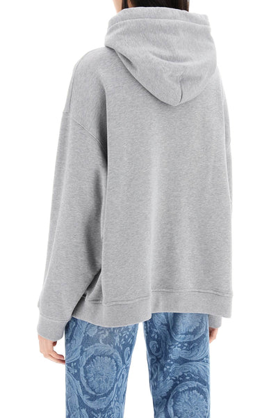 Versace hooded sweatshirt with mél-2