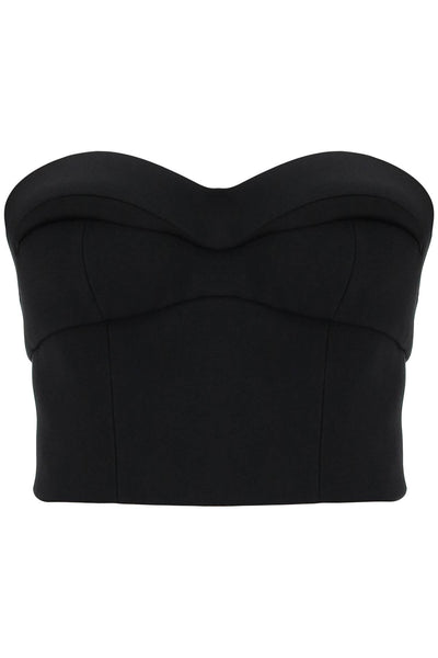 Versace padded cup bustier top with-0