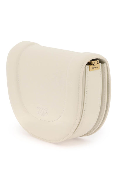 Pinko mini love bag click round leather shoulder bag-1