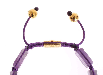 Nialaya CZ Amethyst 18K Gold 925 Bracelet #women, Bracelets - Women - Jewelry, Catch, feed-agegroup-adult, feed-color-purple, feed-gender-female, feed-size-M, Gender_Women, Kogan, M, Nialaya, Purple at SEYMAYKA