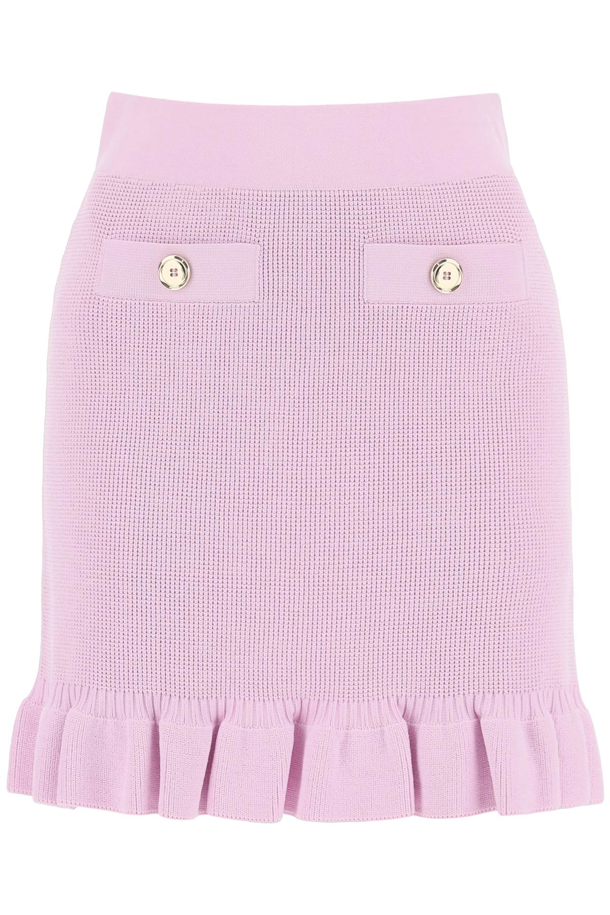 Pinko kalmia knitted mini skirt-0