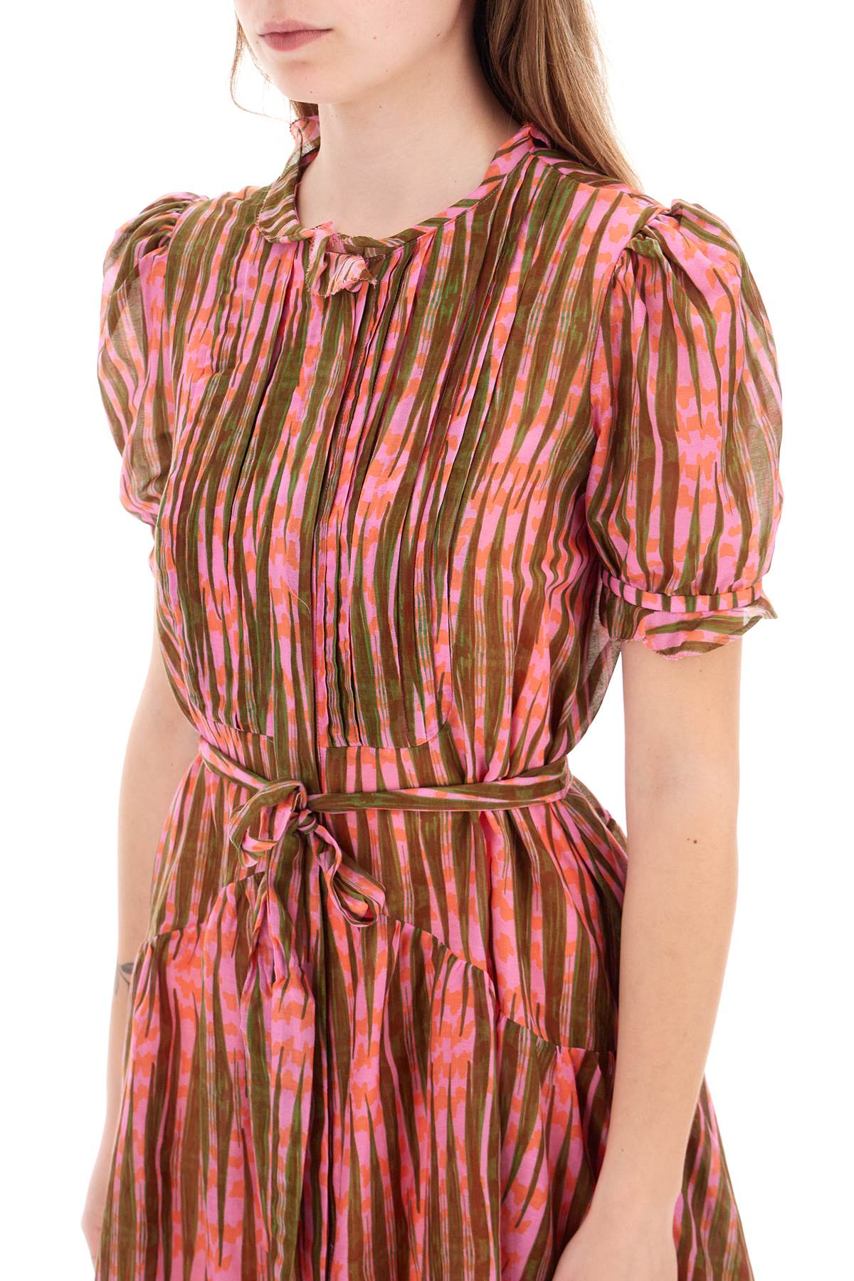 Saloni 'penny' mini shirt dress-3