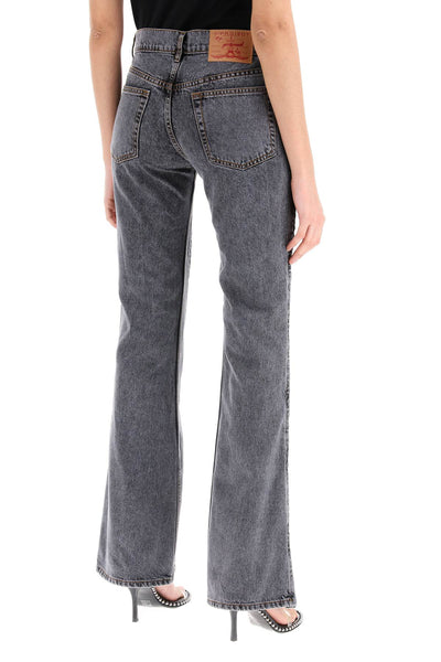 Y project hook-and-eye flared jeans-2