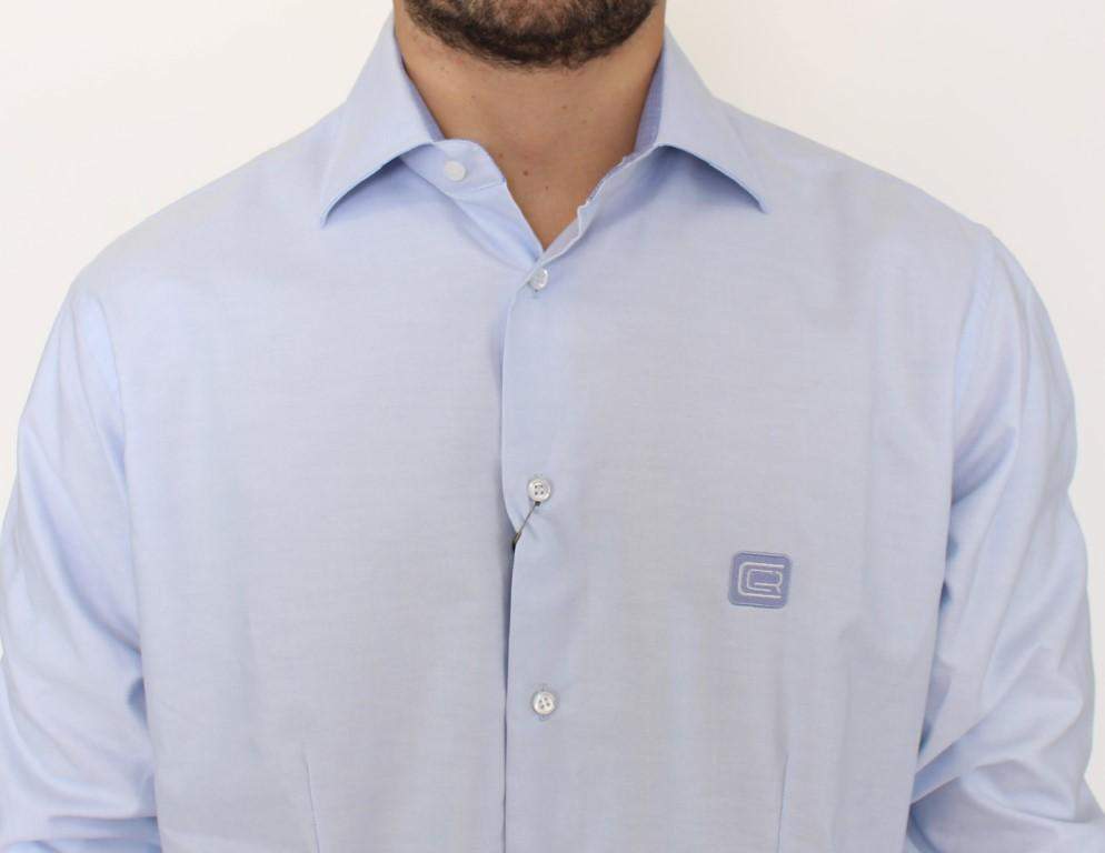 Cavalli  Men Light  Cotton Shirt #men, Blue, Catch, Cavalli, feed-agegroup-adult, feed-color-blue, feed-gender-male, feed-size-XL, Gender_Men, Kogan, Shirts - Men - Clothing, XL at SEYMAYKA