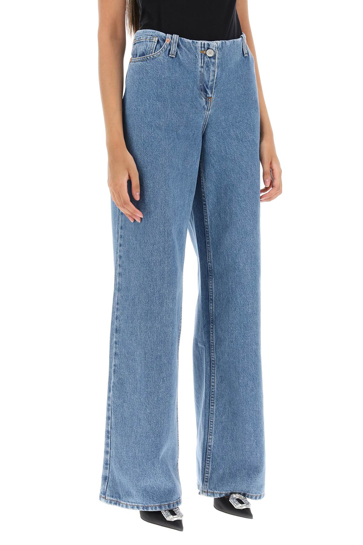 Magda butrym low waist baggy jeans-1