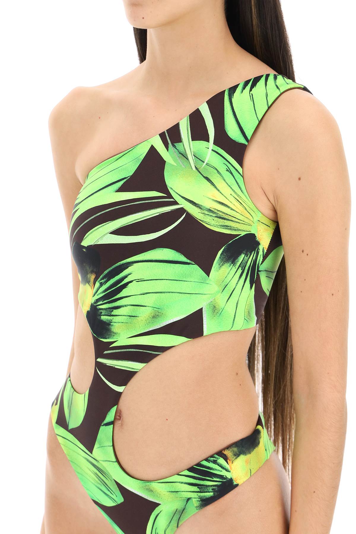 Louisa ballou 'carve' one-piece swimsuit with cut outs-3