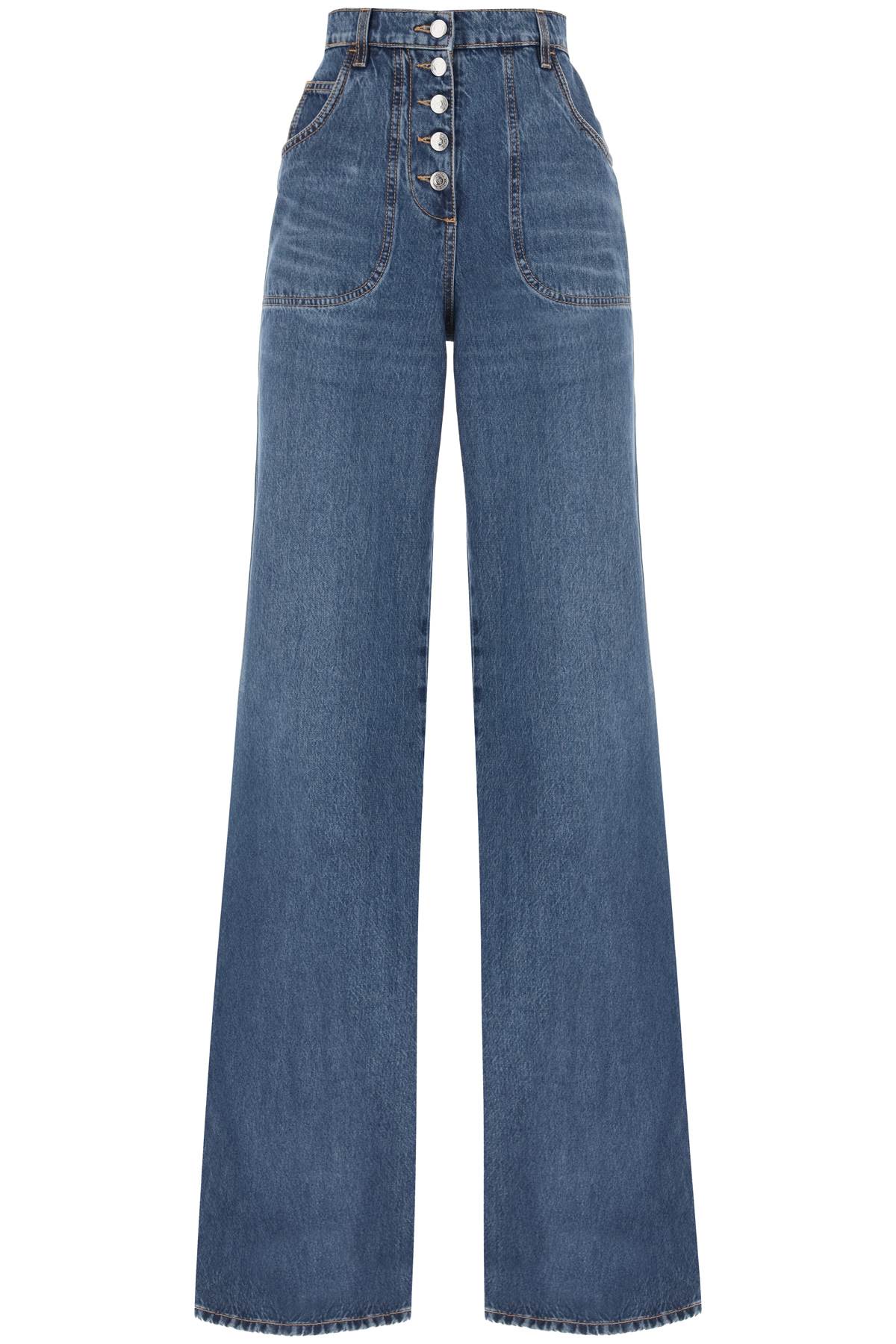 Etro jeans with back foliage motif-0