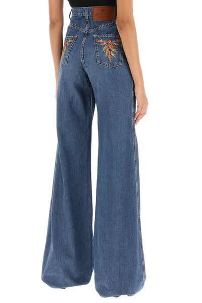 Etro jeans with back foliage motif-2