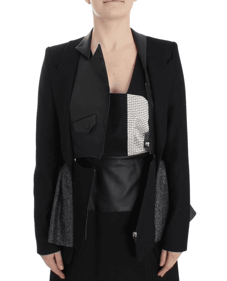 KAALE SUKTAE Short Blazer Coat Biker Jacket #women, Black, Catch, feed-agegroup-adult, feed-color-black, feed-gender-female, feed-size-IT38|XS, Gender_Women, IT38|XS, IT40|S, Jackets & Coats - Women - Clothing, KAALE SUKTAE, Kogan at SEYMAYKA