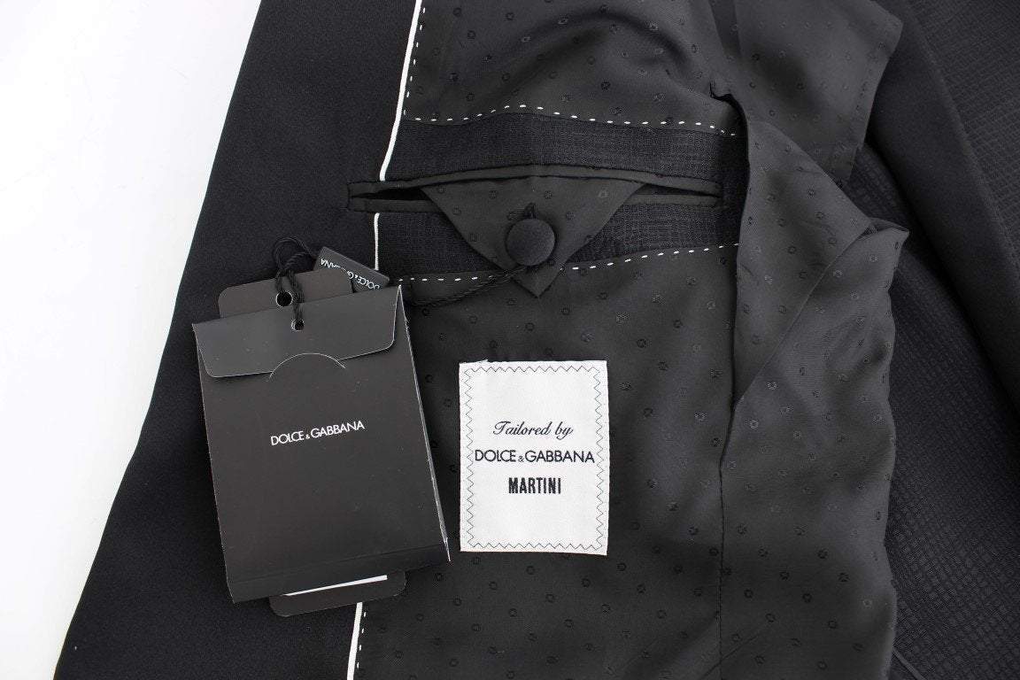 Dolce & Gabbana  Black wool MARTINI slim blazer #men, Black, Blazers - Men - Clothing, Brand_Dolce & Gabbana, Catch, Dolce & Gabbana, feed-agegroup-adult, feed-color-black, feed-gender-male, feed-size-IT46 | S, feed-size-IT48 | M, Gender_Men, IT46 | S, Kogan at SEYMAYKA