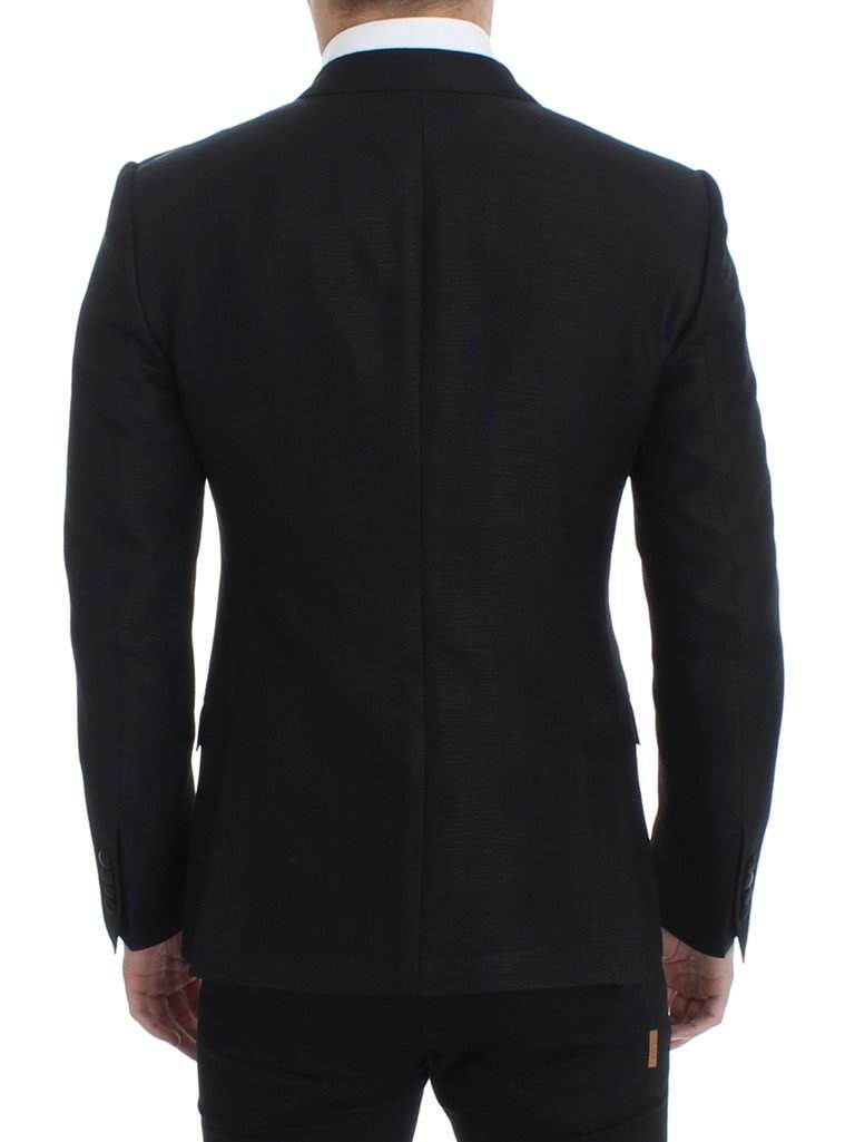 Dolce & Gabbana  Black wool MARTINI slim blazer #men, Black, Blazers - Men - Clothing, Brand_Dolce & Gabbana, Catch, Dolce & Gabbana, feed-agegroup-adult, feed-color-black, feed-gender-male, feed-size-IT46 | S, feed-size-IT48 | M, Gender_Men, IT46 | S, Kogan at SEYMAYKA