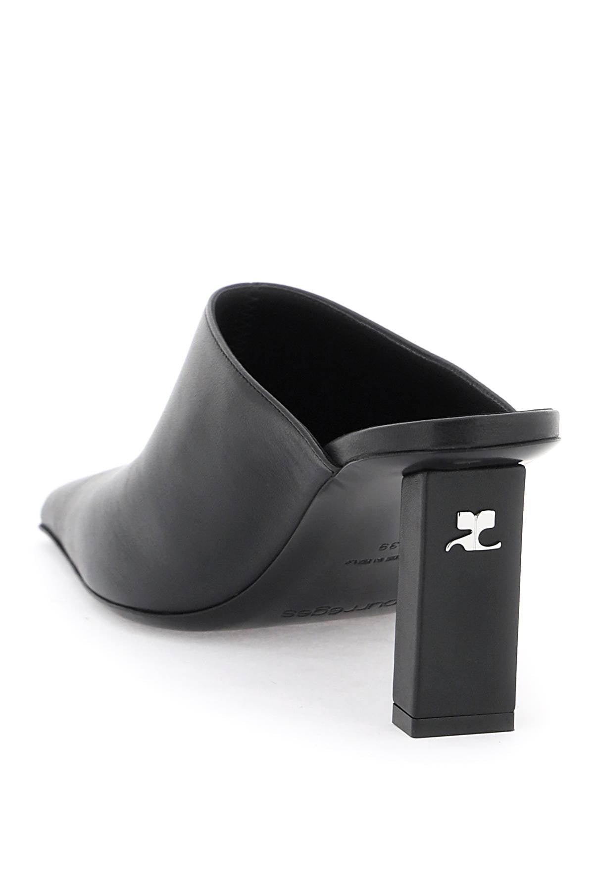 Courreges leather mules for-2