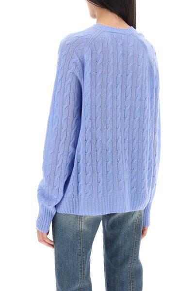 Etro cashmere sweater with pegasus embroidery-2
