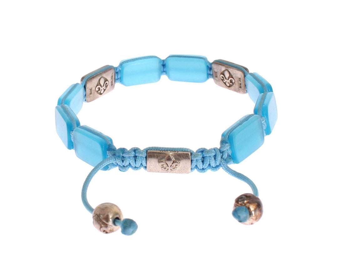 Nialaya CZ Opal 925 Silver Bracelet #women, Blue, Bracelets - Women - Jewelry, Catch, feed-agegroup-adult, feed-color-blue, feed-gender-female, feed-size-L, Gender_Women, Kogan, L, Nialaya at SEYMAYKA