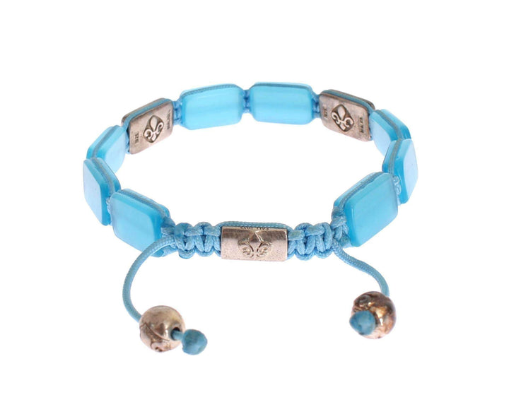 Nialaya CZ Opal 925 Silver Bracelet #women, Blue, Bracelets - Women - Jewelry, Catch, feed-agegroup-adult, feed-color-blue, feed-gender-female, feed-size-L, Gender_Women, Kogan, L, Nialaya at SEYMAYKA
