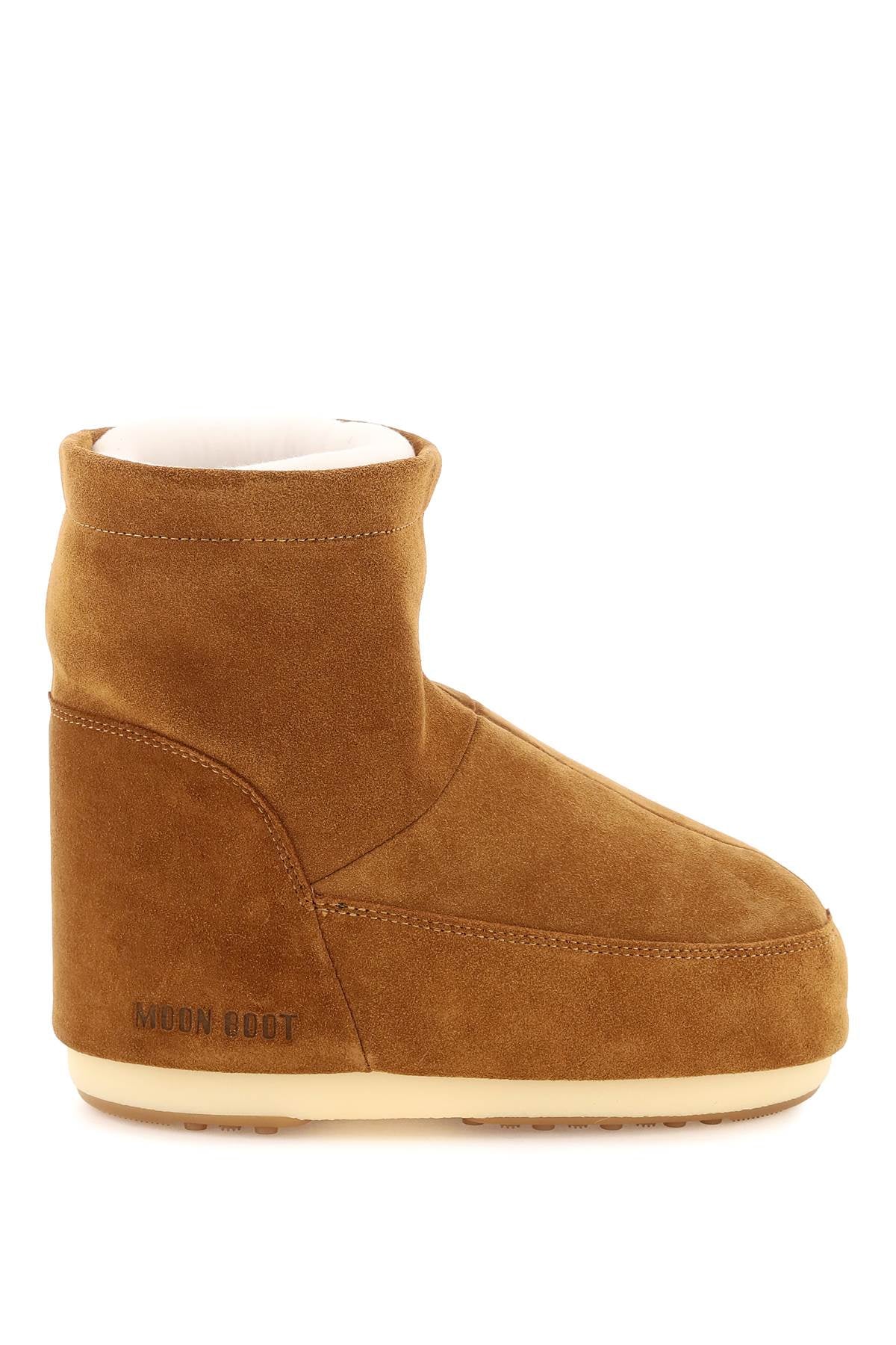 Moon boot icon low suede snow boots-0