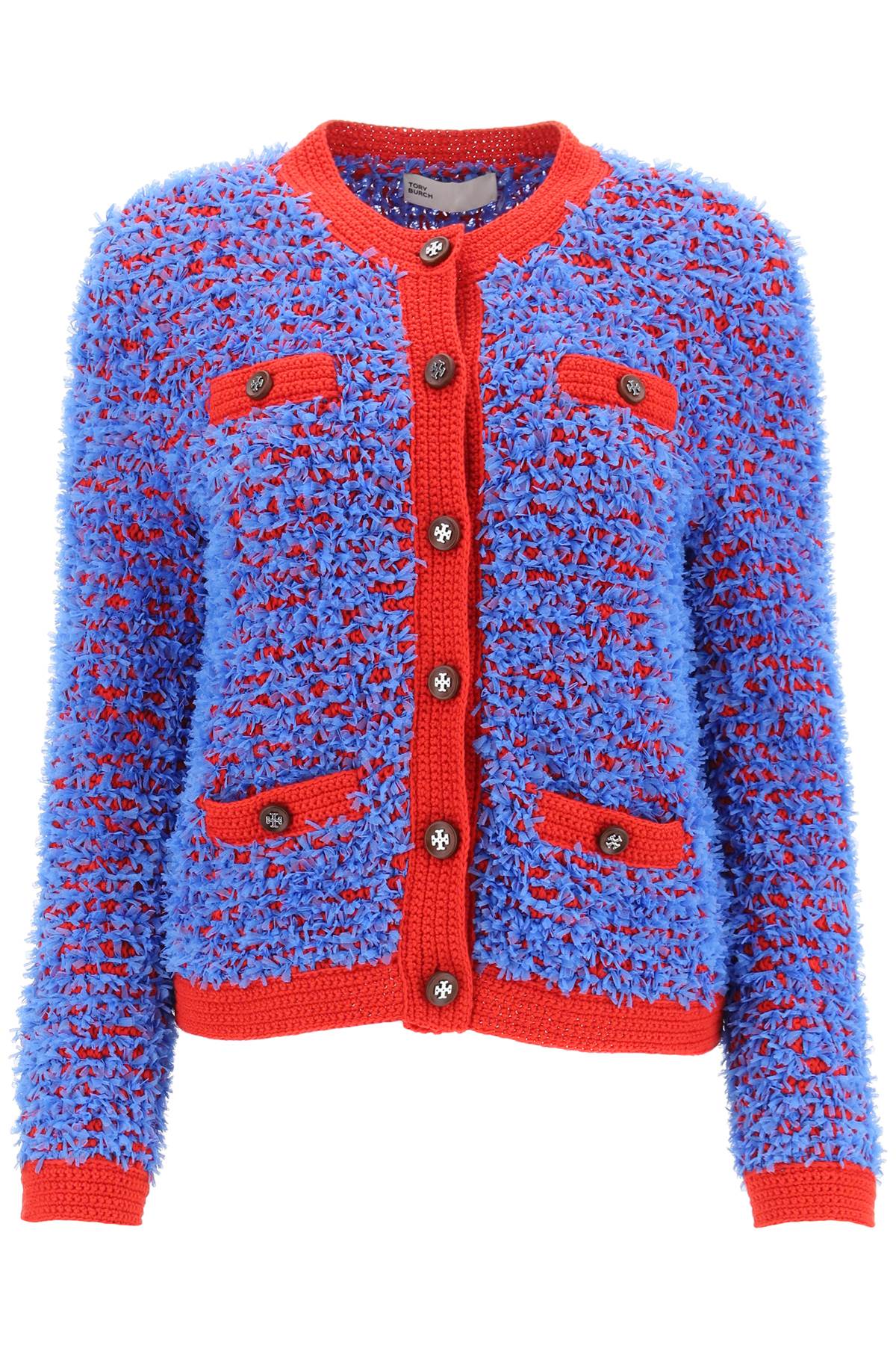 Tory burch confetti tweed jacket-0