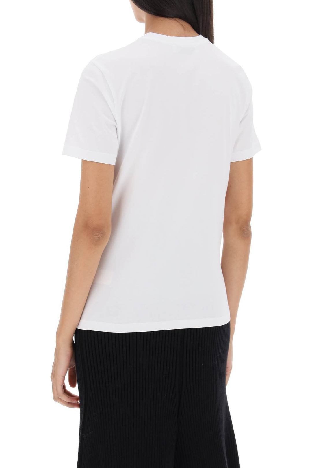 Tory burch regular t-shirt with embroidered logo-2