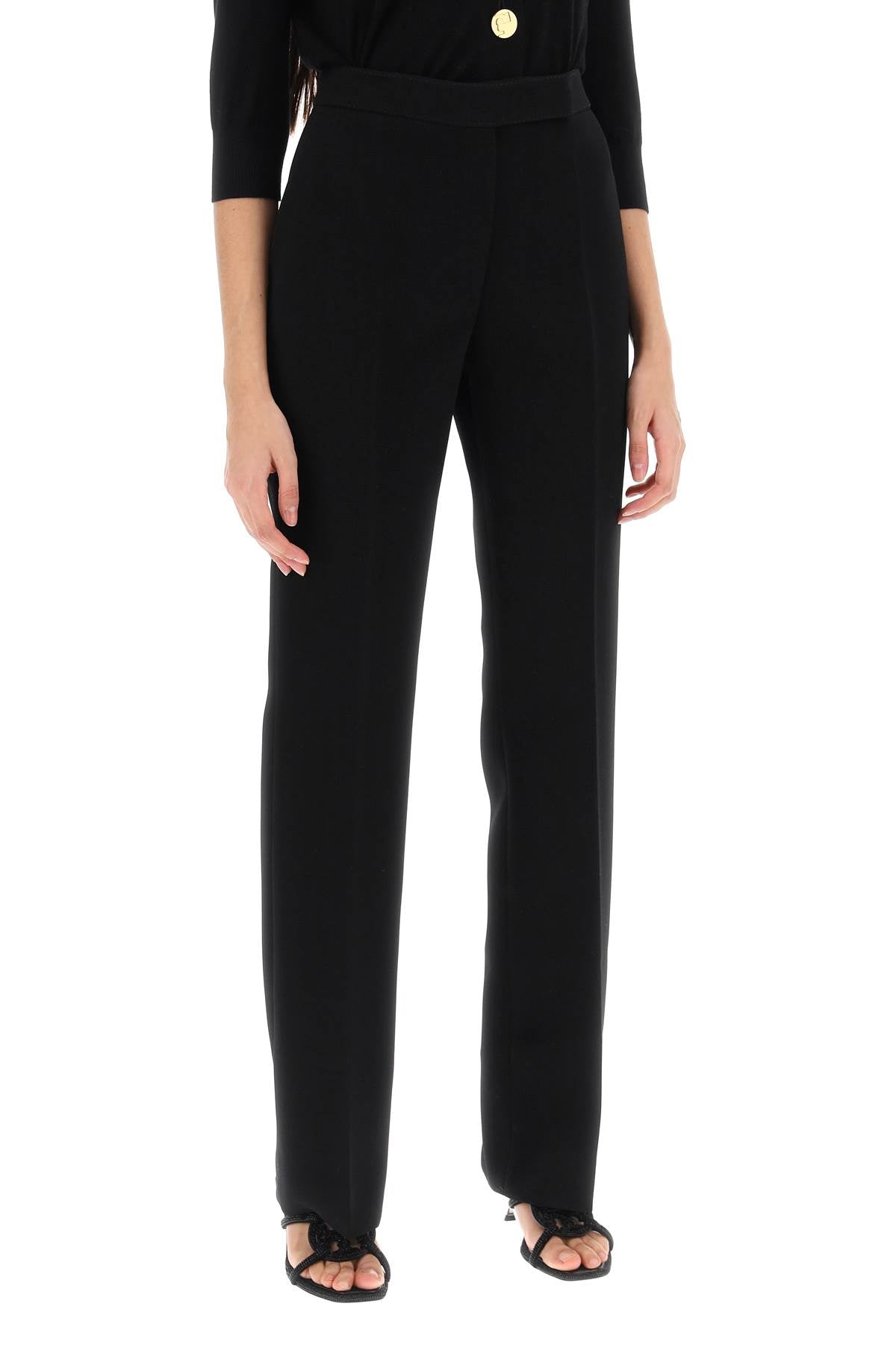 Tory burch straight leg pants in crepe cady-1