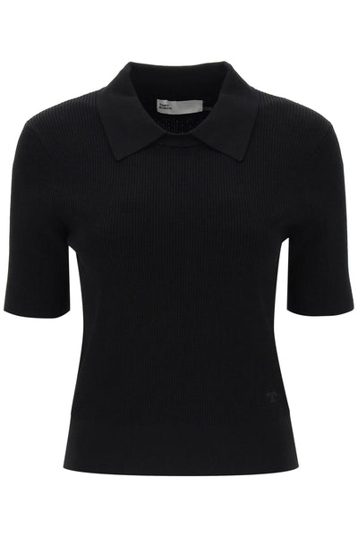 Tory burch knitted polo shirt-0