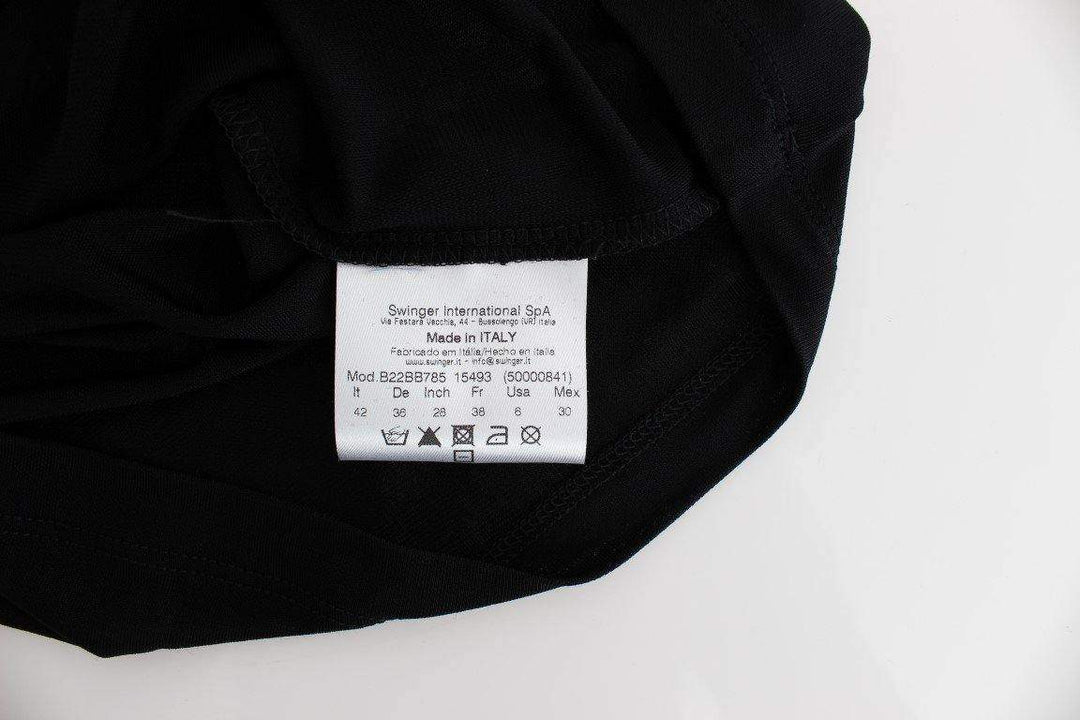 Roccobarocco Women Embellished Jersey Mini Sheath Short Dress #women, Black, Catch, Clothing_Dress, Dresses - Women - Clothing, feed-agegroup-adult, feed-color-black, feed-gender-female, feed-size-IT42|M, feed-size-IT44|L, feed-size-IT46|XL, Gender_Women, IT42|M, IT44|L, IT46|XL, Kogan, Roccobarocco at SEYMAYKA