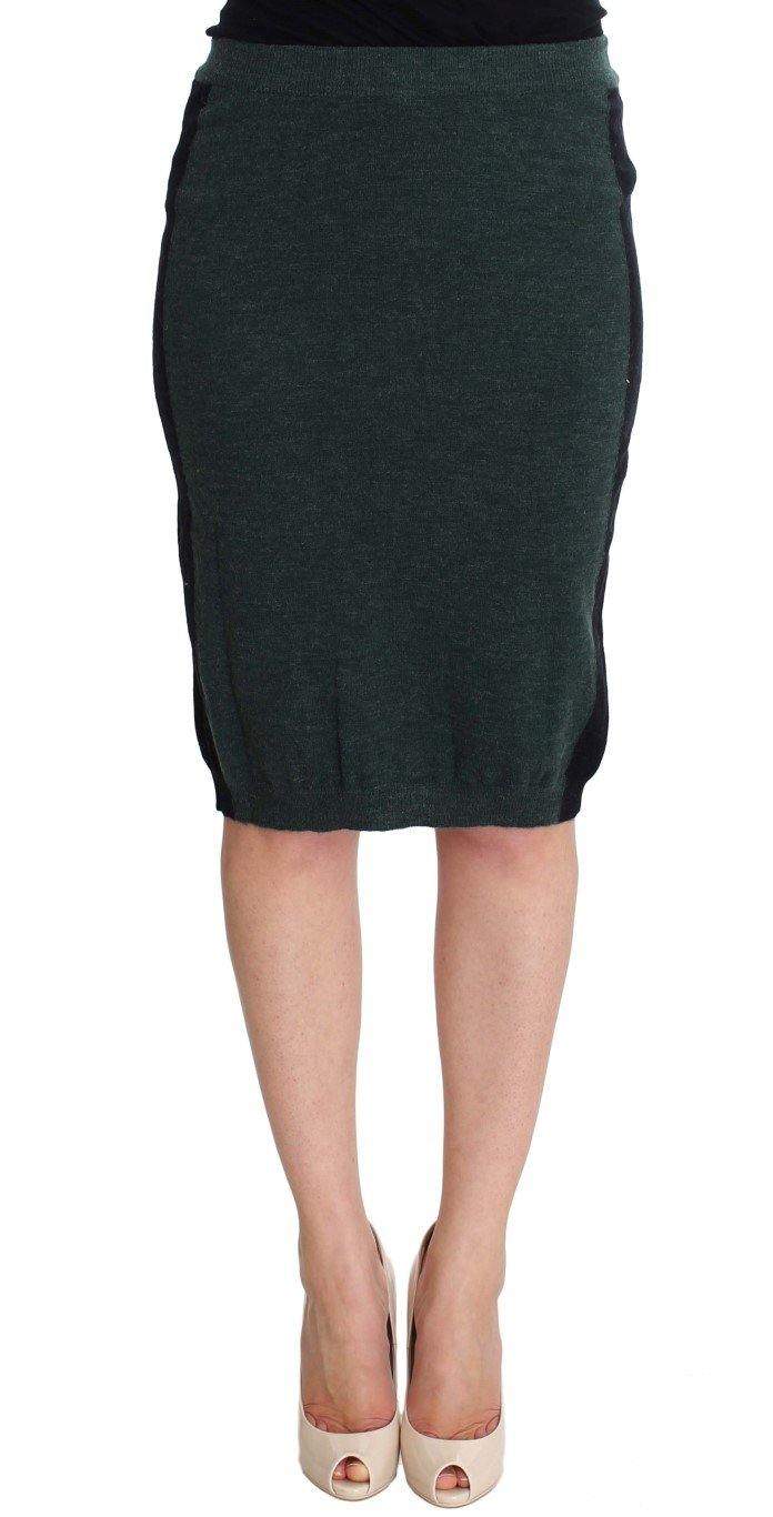 MILA SCHÖN  Wool Blend Pencil Skirt #women, Catch, feed-agegroup-adult, feed-color-green, feed-gender-female, Gender_Women, Green, IT42|M, Kogan, MILA SCHÖN, Skirts - Women - Clothing at SEYMAYKA