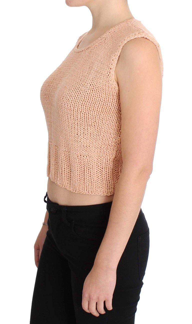 PINK MEMORIES  Cotton Blend Knitted Sleeveless Sweater #women, Catch, feed-agegroup-adult, feed-color-pink, feed-gender-female, feed-size-One Size, Gender_Women, Kogan, One Size, Pink, PINK MEMORIES, Sweaters - Women - Clothing at SEYMAYKA