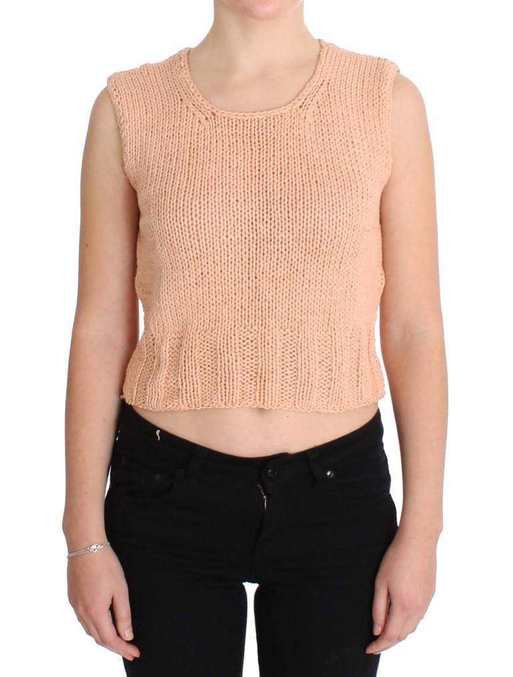 PINK MEMORIES  Cotton Blend Knitted Sleeveless Sweater #women, Catch, feed-agegroup-adult, feed-color-pink, feed-gender-female, feed-size-One Size, Gender_Women, Kogan, One Size, Pink, PINK MEMORIES, Sweaters - Women - Clothing at SEYMAYKA