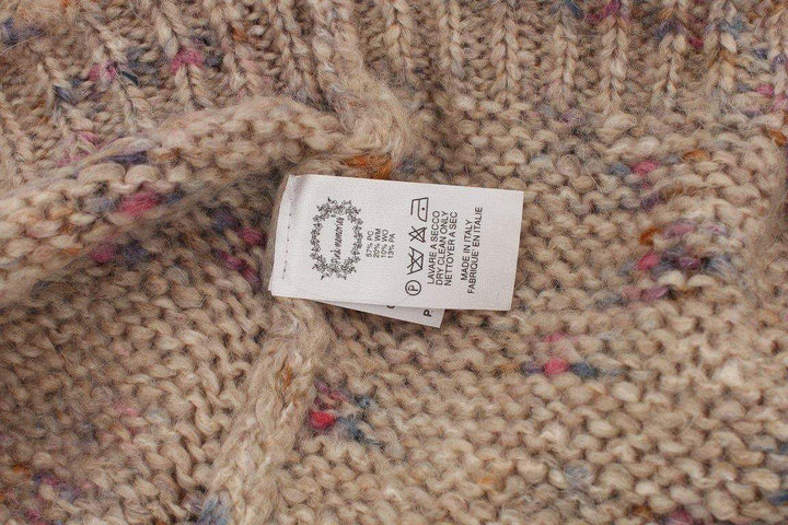 PINK MEMORIES  Wool Blend Knitted Oversize Sweater #women, Beige, Catch, feed-agegroup-adult, feed-color-beige, feed-color-pink, feed-gender-female, feed-size-IT42|M, Gender_Women, IT42|M, Kogan, PINK MEMORIES, Sweaters - Women - Clothing at SEYMAYKA