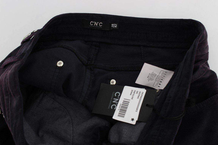 COSTUME NATIONAL C’N’C  Purple Cropped Corduroys Jeans #women, Catch, Costume National, feed-agegroup-adult, feed-color-purple, feed-gender-female, feed-size-W26, Gender_Women, Jeans & Pants - Women - Clothing, Kogan, Purple, W26 at SEYMAYKA