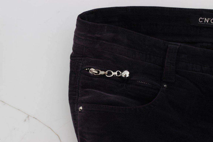 COSTUME NATIONAL C’N’C  Purple Cropped Corduroys Jeans #women, Catch, Costume National, feed-agegroup-adult, feed-color-purple, feed-gender-female, feed-size-W26, Gender_Women, Jeans & Pants - Women - Clothing, Kogan, Purple, W26 at SEYMAYKA