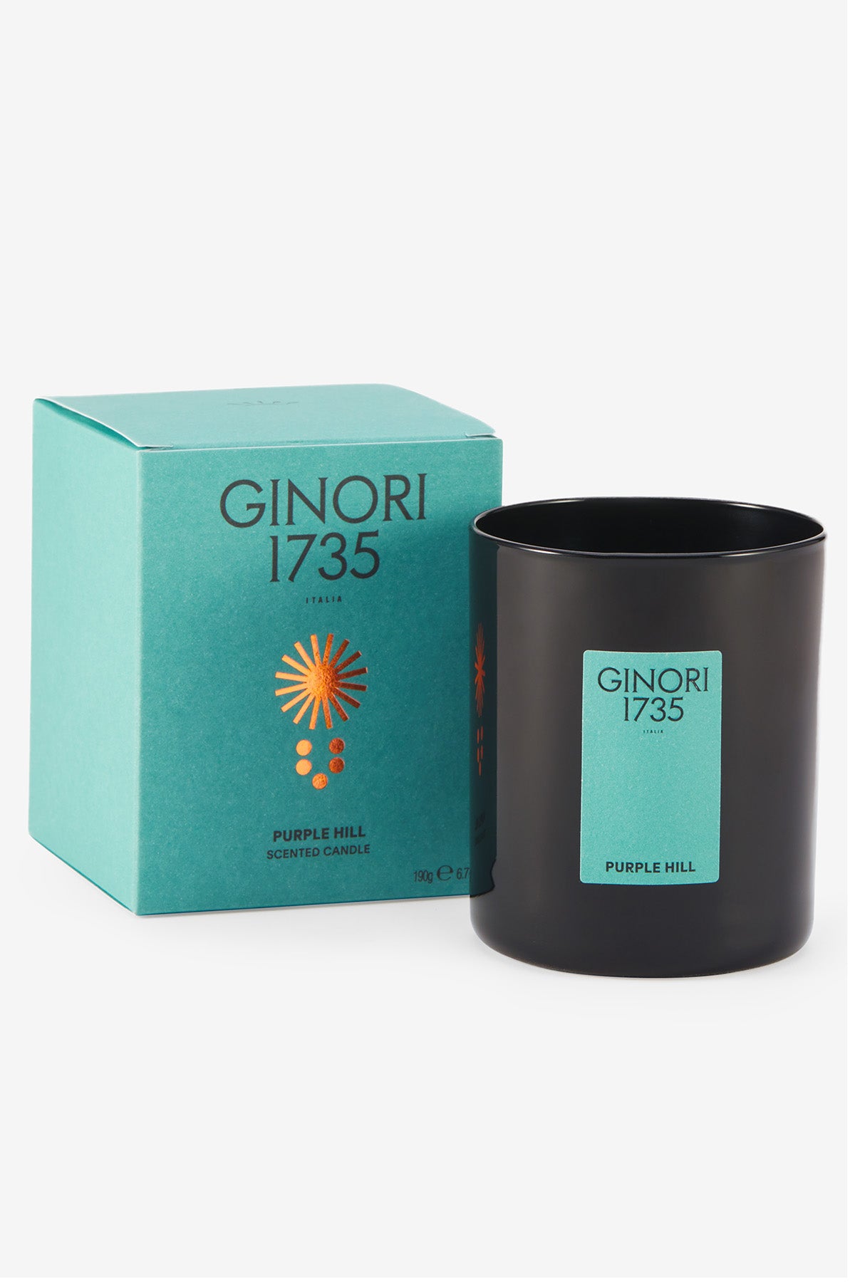 Ginori 1735 purple hill scented candle refill for il seguace 190 gr-2
