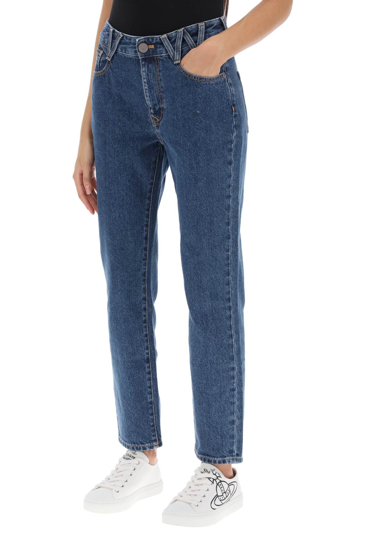 Vivienne westwood w harris straight leg jeans-3