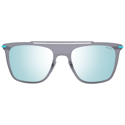 Police PL581  Mirrored Rectangle Sunglasses #men, Blue, feed-agegroup-adult, feed-color-Blue, feed-gender-male, Police, Sunglasses for Men - Sunglasses at SEYMAYKA