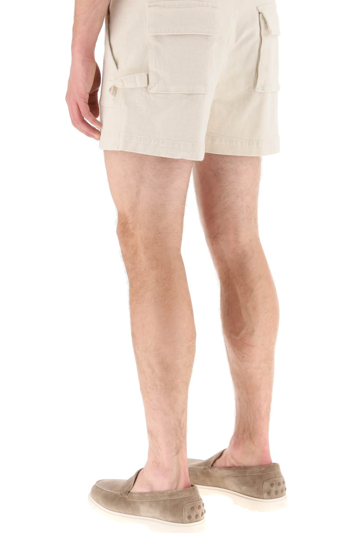 Etro multi-pocket high-waist shorts-2