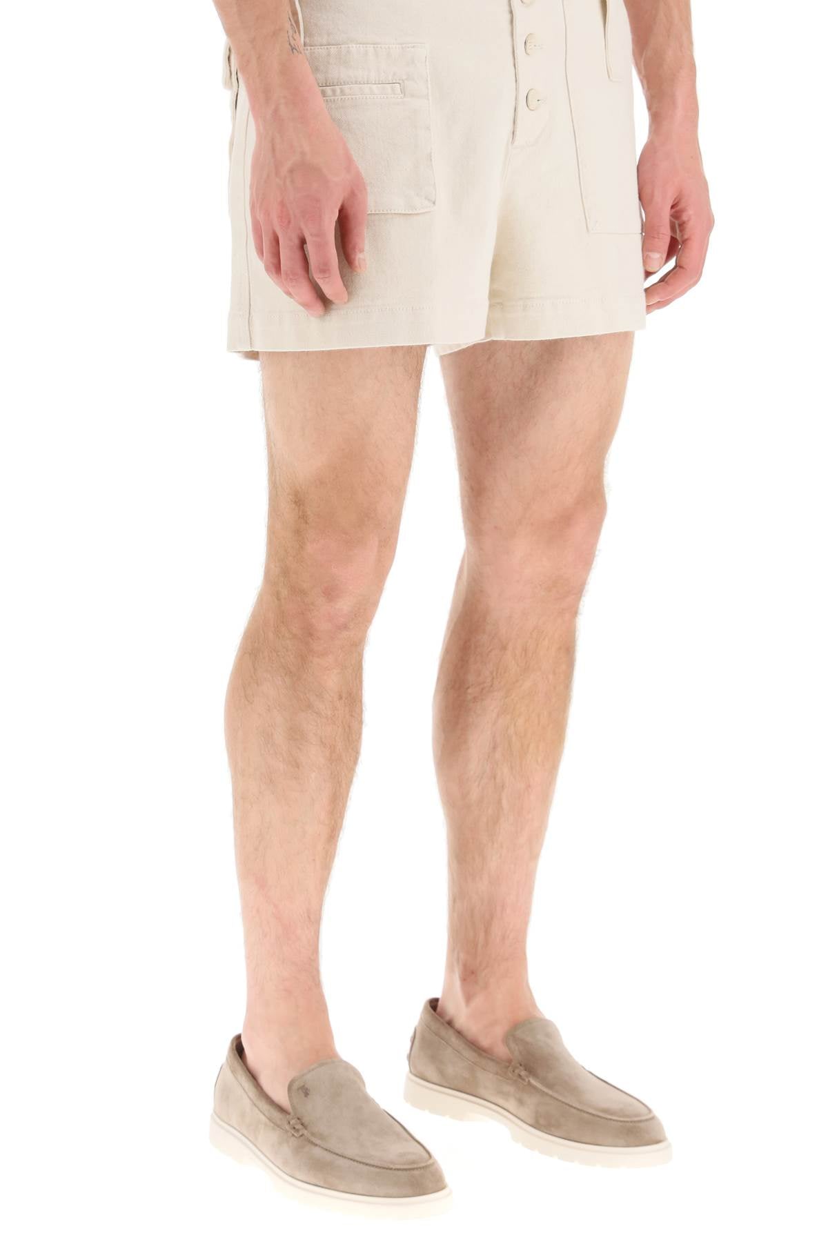 Etro multi-pocket high-waist shorts-1
