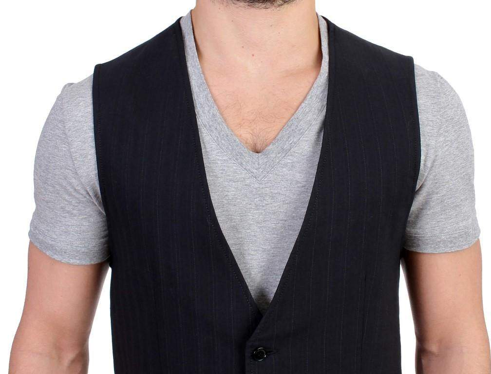 COSTUME NATIONAL C’N’C  Striped Cotton Casual Vest #men, Black, Catch, Costume National, feed-agegroup-adult, feed-color-black, feed-gender-male, feed-size-IT48 | M, Gender_Men, IT48 | M, Kogan, Vests - Men - Clothing at SEYMAYKA
