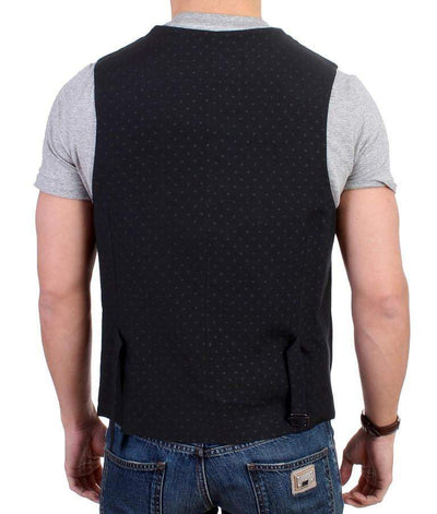 COSTUME NATIONAL C’N’C  Wool Blend Casual Vest #men, Black, Catch, Costume National, feed-agegroup-adult, feed-color-black, feed-gender-male, feed-size-IT48 | M, feed-size-IT50 | M-L, Gender_Men, IT48 | M, IT50 | M-L, Kogan, Vests - Men - Clothing at SEYMAYKA