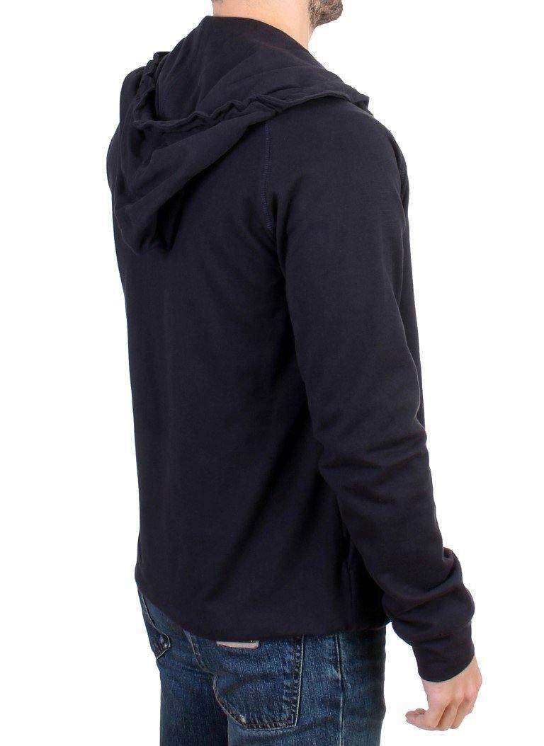 COSTUME NATIONAL C’N’C   Hooded Cotton Sweater #men, Blue, Catch, Costume National, feed-agegroup-adult, feed-color-blue, feed-gender-male, feed-size-IT48 | M, Gender_Men, IT48 | M, Kogan, Sweaters - Men - Clothing at SEYMAYKA