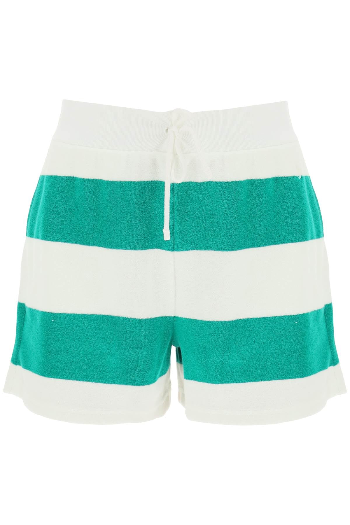Polo ralph lauren striped terry shorts-0