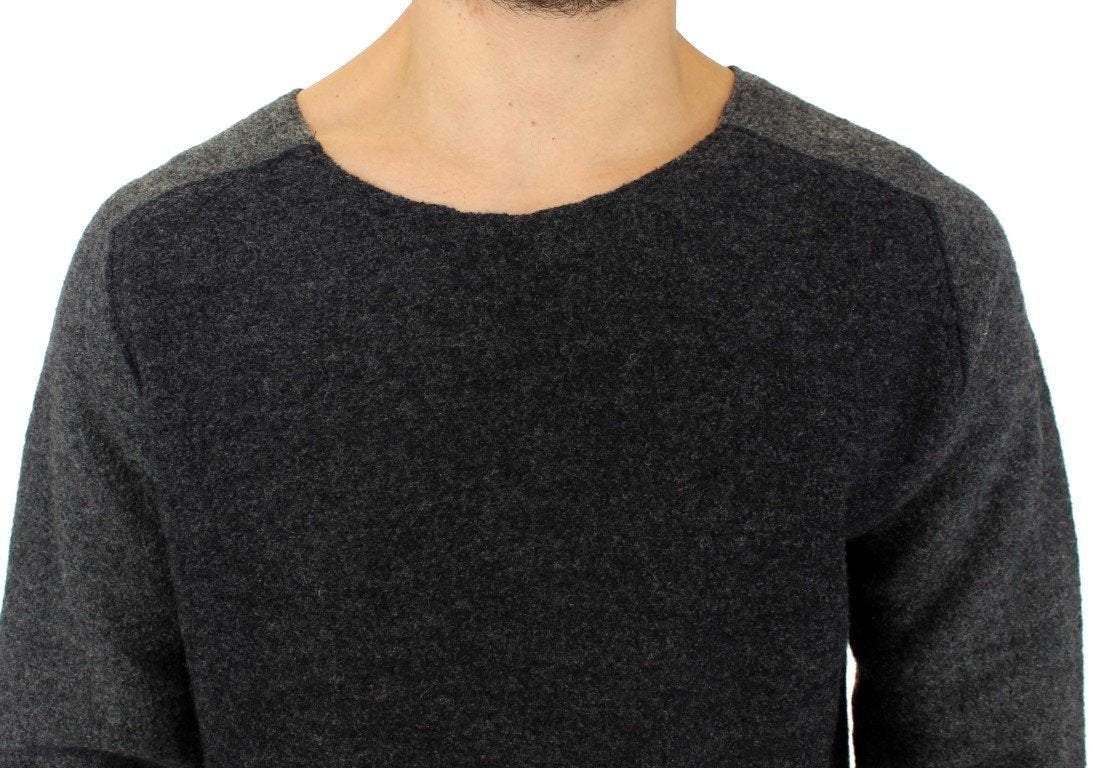 COSTUME NATIONAL C’N’C   Wool Crew Neck Sweater #men, Catch, Costume National, feed-agegroup-adult, feed-color-gray, feed-gender-male, feed-size-IT48 | M, Gender_Men, Gray, IT48 | M, Kogan, Sweaters - Men - Clothing at SEYMAYKA
