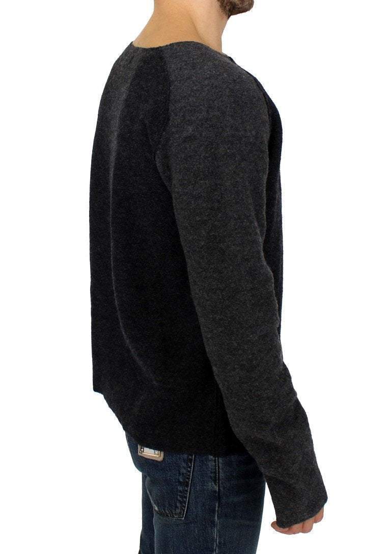 COSTUME NATIONAL C’N’C   Wool Crew Neck Sweater #men, Catch, Costume National, feed-agegroup-adult, feed-color-gray, feed-gender-male, feed-size-IT48 | M, Gender_Men, Gray, IT48 | M, Kogan, Sweaters - Men - Clothing at SEYMAYKA