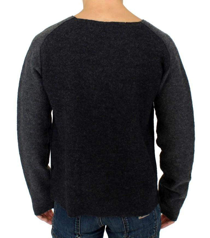 COSTUME NATIONAL C’N’C   Wool Crew Neck Sweater #men, Catch, Costume National, feed-agegroup-adult, feed-color-gray, feed-gender-male, feed-size-IT48 | M, Gender_Men, Gray, IT48 | M, Kogan, Sweaters - Men - Clothing at SEYMAYKA