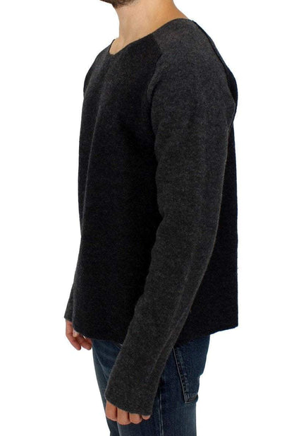 COSTUME NATIONAL C’N’C   Wool Crew Neck Sweater #men, Catch, Costume National, feed-agegroup-adult, feed-color-gray, feed-gender-male, feed-size-IT48 | M, Gender_Men, Gray, IT48 | M, Kogan, Sweaters - Men - Clothing at SEYMAYKA