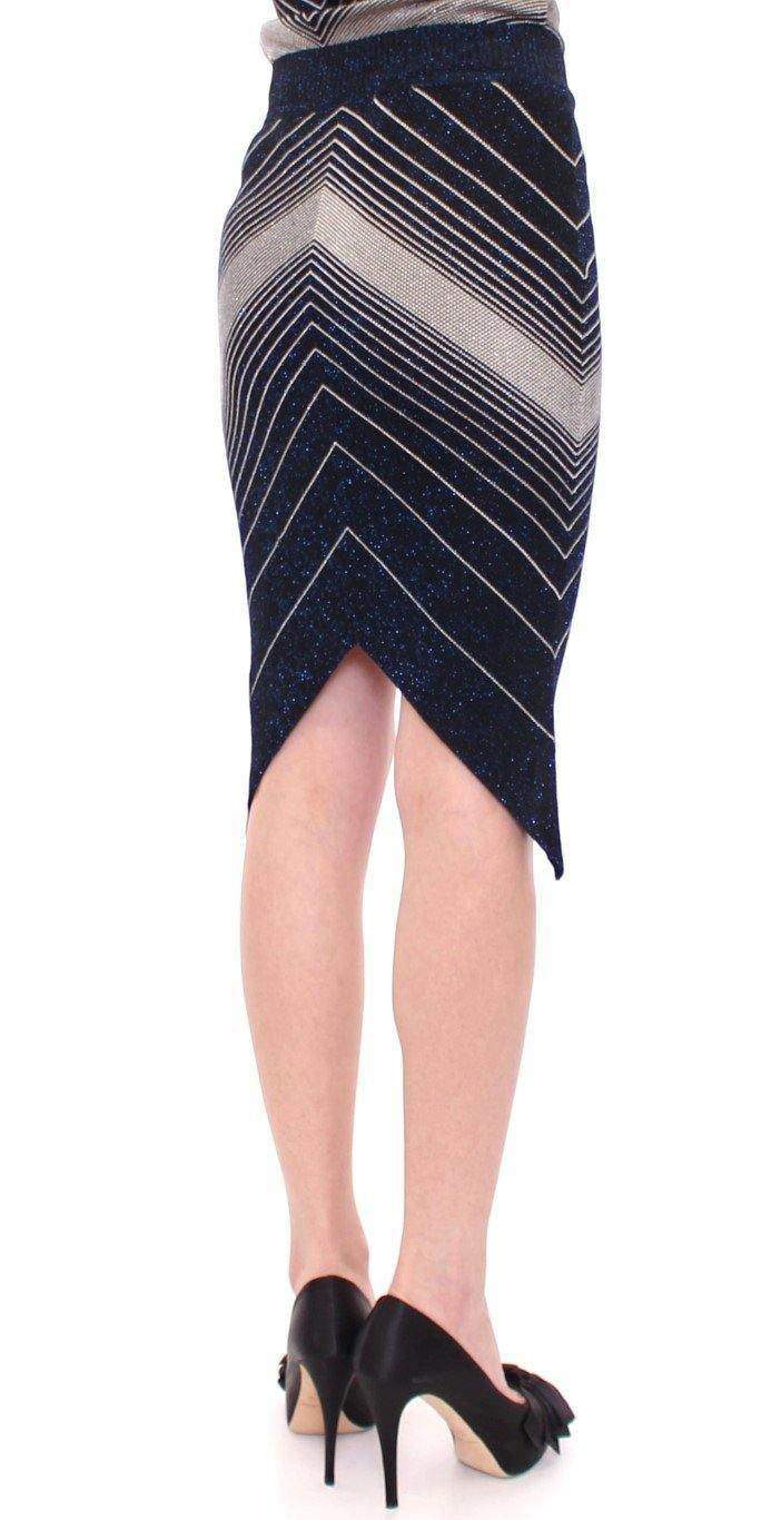 Alice Palmer Knitted Chevron Striped Assymetrical Skirt #women, Alice Palmer, Catch, feed-agegroup-adult, feed-color-multicolor, feed-gender-female, feed-size-IT40|S, Gender_Women, IT40|S, Kogan, Multicolor, Skirts - Women - Clothing at SEYMAYKA